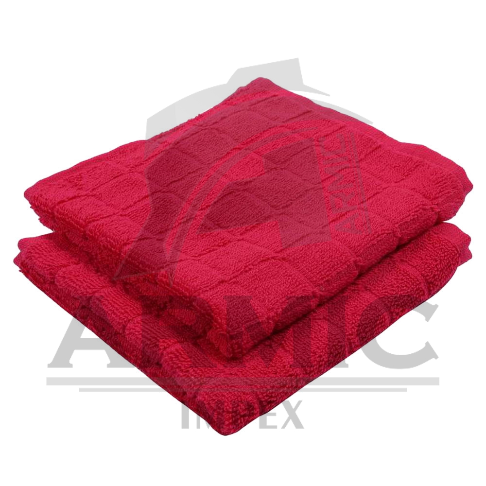 Red  Color Bath & Hand Towels